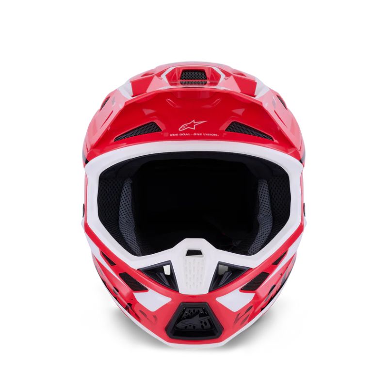 CASCO ALPINESTAR S-M7 DEED RED BLACK WHITE GLOSSY
