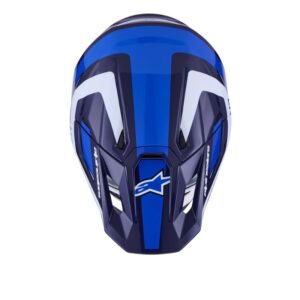 CASCO ALPINESTAR S-M7 RISE BLUE WHITE GLOSSY
