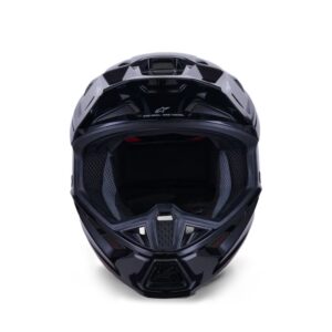 CASCO ALPINESTAR S-M7 SOLID BLACK GLOSSY