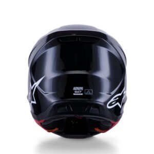 CASCO ALPINESTAR S-M7 SOLID BLACK GLOSSY