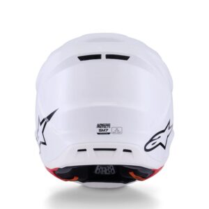 CASCO ALPINESTAR S-M7 SOLID WHITE GLOSSY