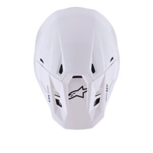 CASCO ALPINESTAR S-M7 SOLID WHITE GLOSSY