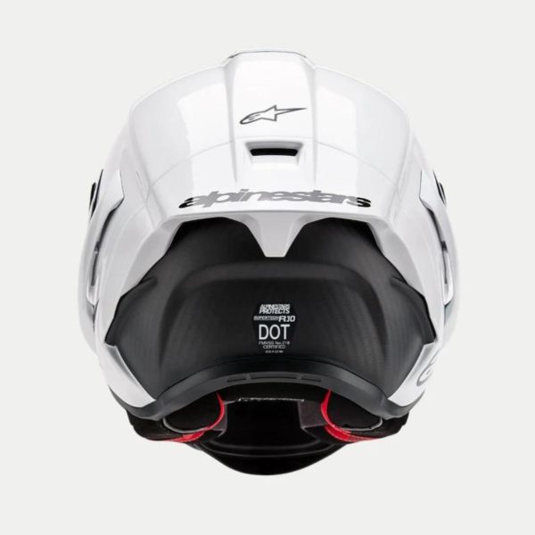 CASCO ALPINESTAR SUPERTECH R10 SOLID BLANCO