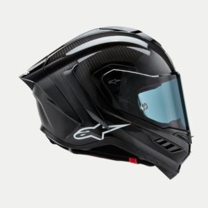 CASCO ALPINESTAR SUPERTECH R10 SOLID NEGRO CARBON