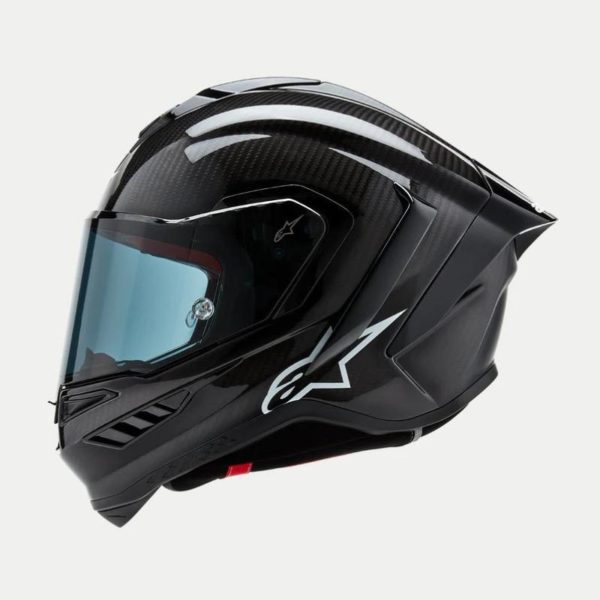 CASCO ALPINESTAR SUPERTECH R10 SOLID NEGRO CARBON