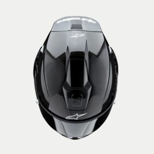 CASCO ALPINESTAR SUPERTECH R10 SOLID NEGRO CARBON