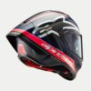 CASCO ALPINESTAR SUPERTECH R10 TEAM BLACK CARBON RED FLUO BLUE MATE - Imagen 3
