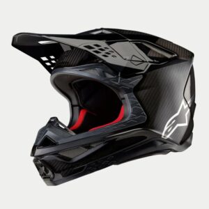 CASCO ALPINESTAR SUPERTECH S-M10 FAME BLACK CARBON M&G