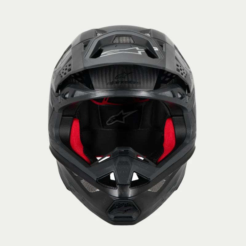 CASCO ALPINESTAR SUPERTECH S-M10 FAME BLACK CARBON M&G