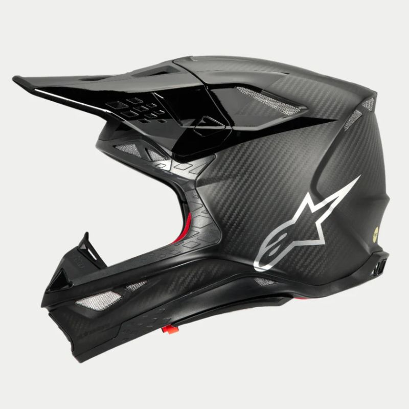 CASCO ALPINESTAR SUPERTECH S-M10 FAME BLACK CARBON M&G