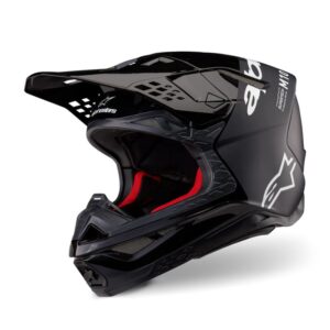 CASCO ALPINESTAR SUPERTECH S-M10 FLOOD  BLACK DARK GRAY M&G