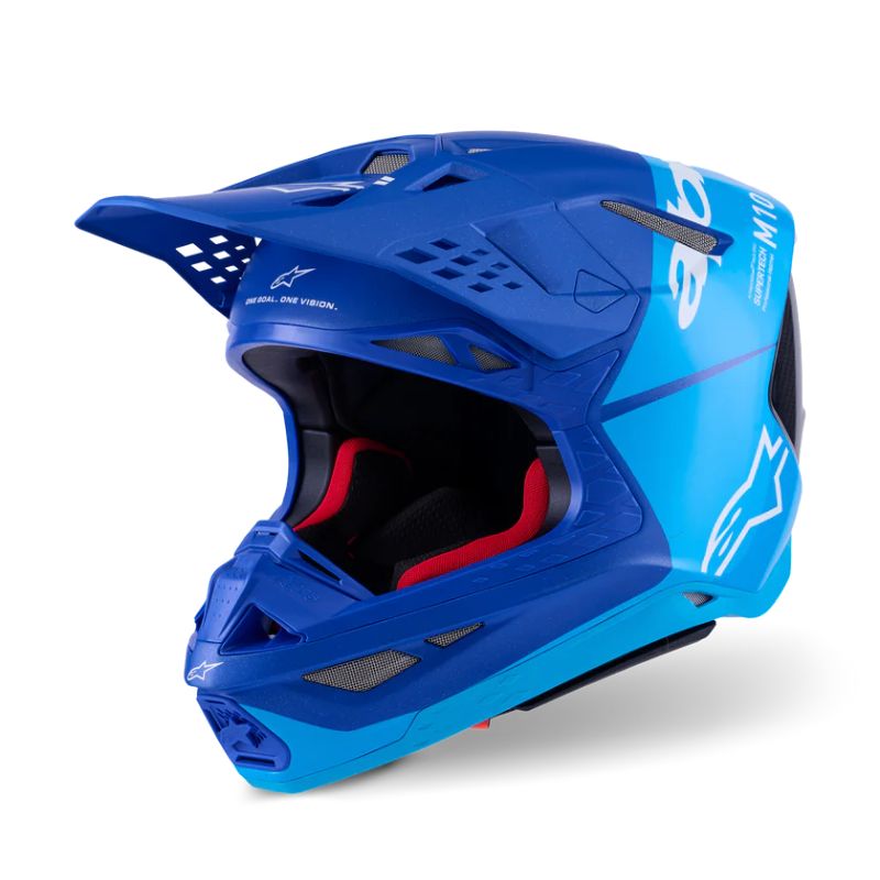 CASCO ALPINESTAR SUPERTECH S-M10 FLOOD MET BLUE MED BLUE BLK