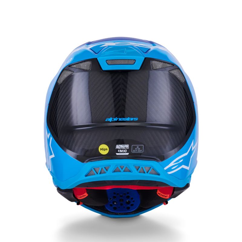 CASCO ALPINESTAR SUPERTECH S-M10 FLOOD MET BLUE MED BLUE BLK