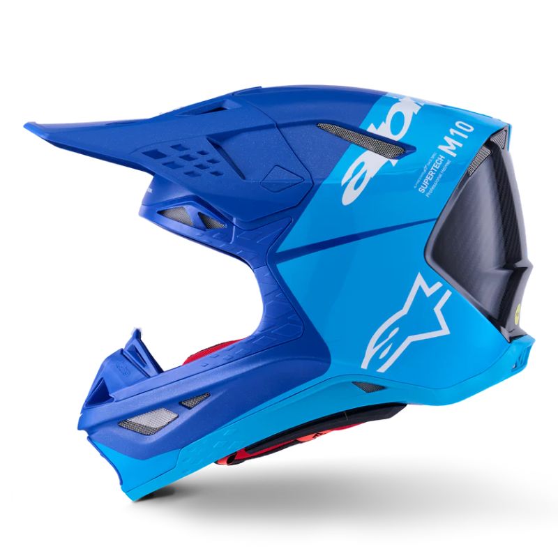 CASCO ALPINESTAR SUPERTECH S-M10 FLOOD MET BLUE MED BLUE BLK