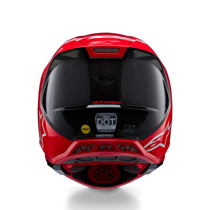 CASCO ALPINESTAR SUPERTECH S-M10 FLOOD RED FLUO RED M&G
