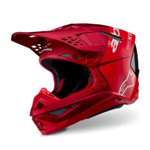 CASCO ALPINESTAR SUPERTECH S-M10 FLOOD RED FLUO RED M&G