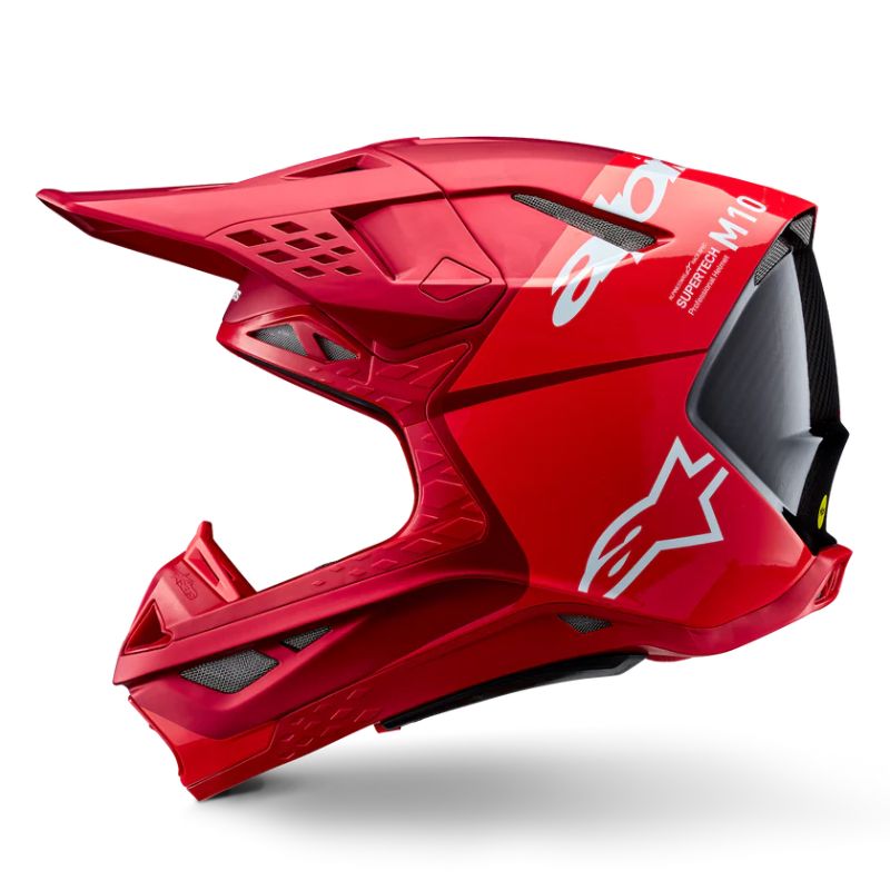 CASCO ALPINESTAR SUPERTECH S-M10 FLOOD RED FLUO RED M&G