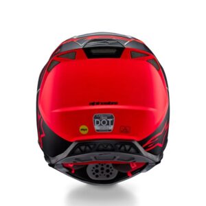 CASCO ALPINESTAR SUPERTECH S-M10 FLOOD SILVER BLACK ORANGE FLUO M&G