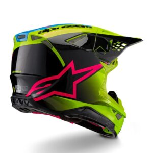 CASCO ALPINESTAR SUPERTECH S-M10 UNITE YELLOW FLUO BLACK DIVA PINK GL