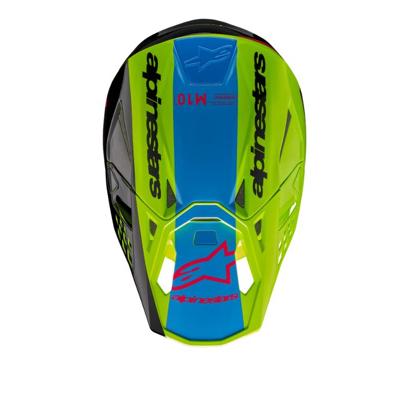 CASCO ALPINESTAR SUPERTECH S-M10 UNITE YELLOW FLUO BLACK DIVA PINK GL