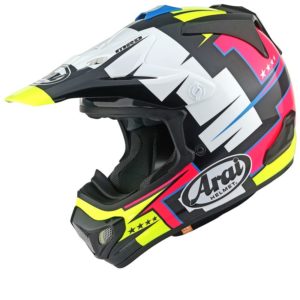 Casco ARAI MX-V EVO Battle  Amarillo