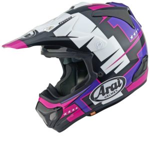 Casco ARAI MX-V EVO Battle  Morado