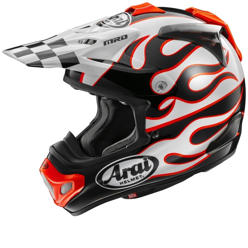 Casco ARAI MX-V EVO Flame White