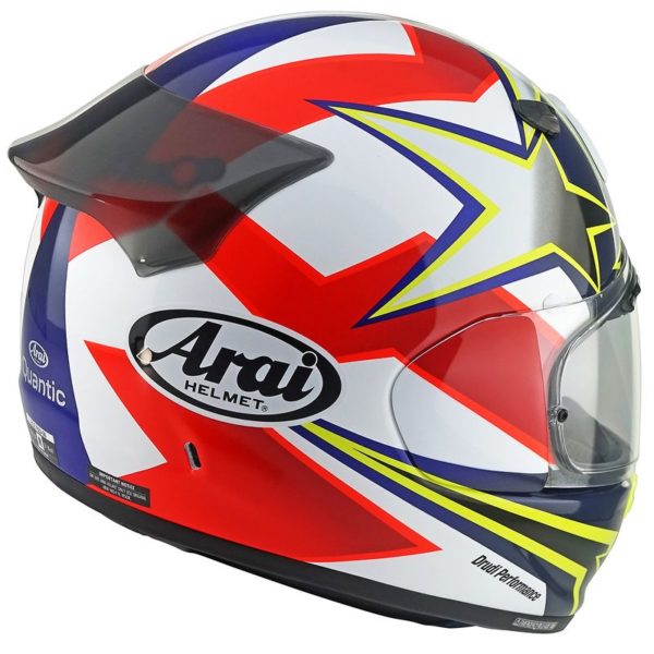 Casco ARAI Quantic Star & Stripes - rojo