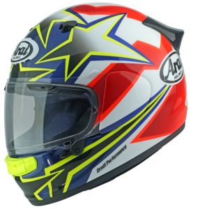 Casco ARAI Quantic Star & Stripes - rojo