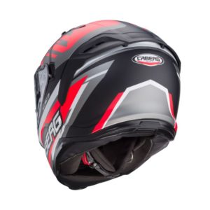 Casco Caberg AVALON X KIRA MATT BLACK/GREY/RED FLUO