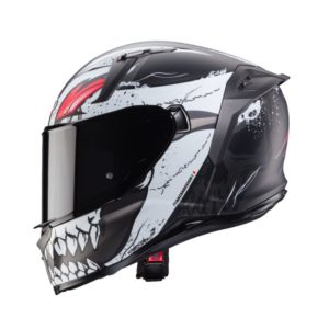 Casco Caberg AVALON X PUNK MATT GREY/WHITE/RED