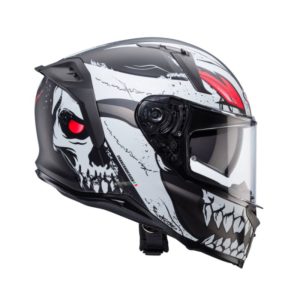 Casco Caberg AVALON X PUNK MATT GREY/WHITE/RED