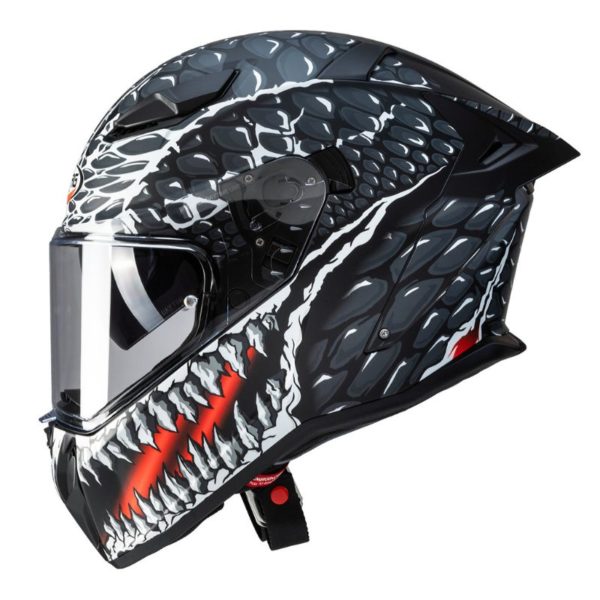 Casco Caberg DRIFT EVO II CROK MATT BLACK/ANTHRACITE/RED