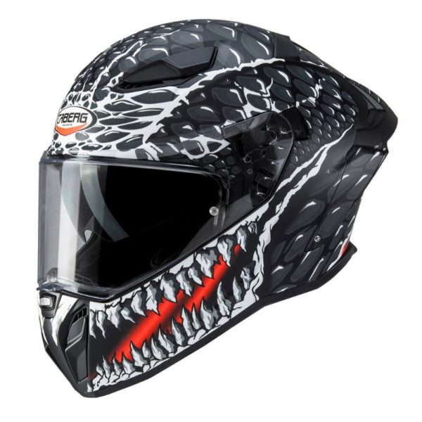 Casco Caberg DRIFT EVO II CROK MATT BLACK/ANTHRACITE/RED