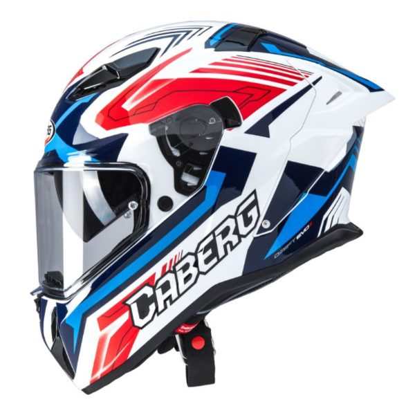 Casco Caberg DRIFT EVO II JARAMA WHITE/RED/BLUE