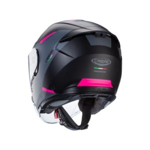 Casco CABERG FLYON II BOSS MATT BLACK/GREY/FUCHSIA