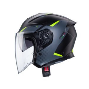 Casco CABERG FLYON II BOSS MATT BLACK/GREY/YELLOW FLUO
