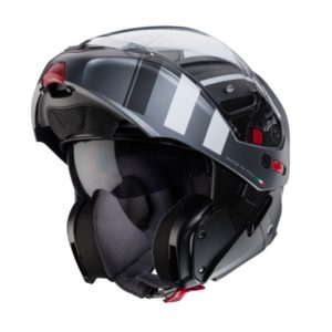 Casco CABERG HORUS X ROAD MATT BLACK/GUN METAL/WHITE