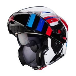 Casco CABERG HORUS X ROAD WHITE/BLACK/RED/BLUE