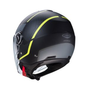 Casco CABERG RIVIERA V4X GEO MATT BLACK/YELLOW FLUO/ANTHRACITE