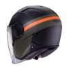 Casco CABERG SOHO ZEPHYR MATT BLACK/MILITARY GREEN/ORANGE - Imagen 3