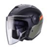 Casco CABERG SOHO ZEPHYR MATT BLACK/MILITARY GREEN/ORANGE
