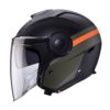 Casco CABERG SOHO ZEPHYR MATT BLACK/MILITARY GREEN/ORANGE - Imagen 2