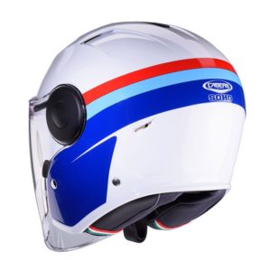 Casco CABERG SOHO ZEPHYR WHITE/BLUE/LIGHT BLUE/RED
