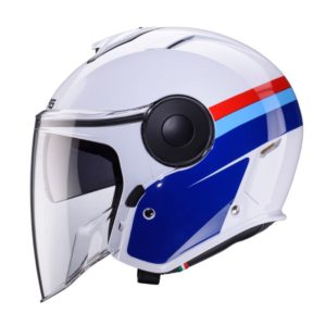 Casco CABERG SOHO ZEPHYR WHITE/BLUE/LIGHT BLUE/RED