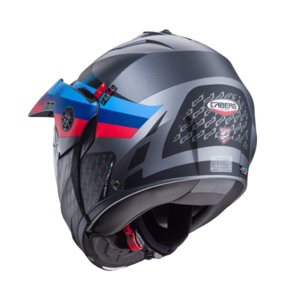 Casco CABERG TOURMAX X SARABE MATT GUN METAL/BLACK/BMW COLORS