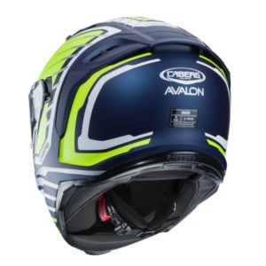 Casco CabergAVALON FORGE MATT BLUE YAMA WHITE YELLOW FLUO
