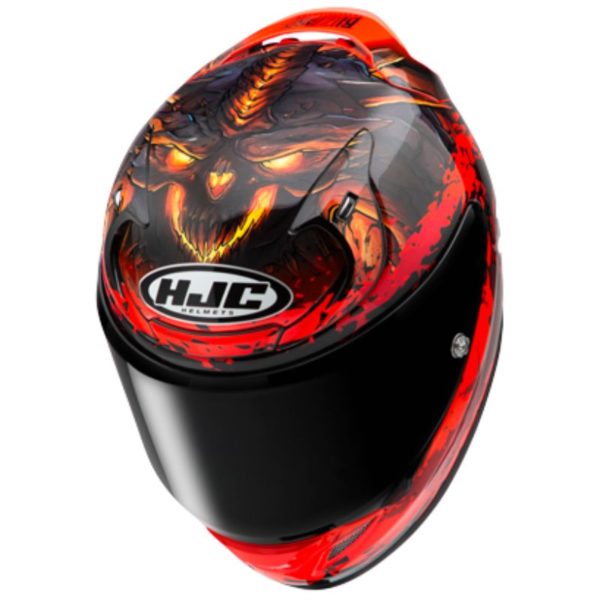 Casco HJC RPHA 12 DIABLO BLIZZARD MC1