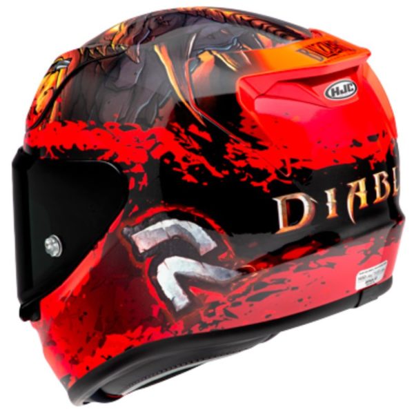 Casco HJC RPHA 12 DIABLO BLIZZARD MC1