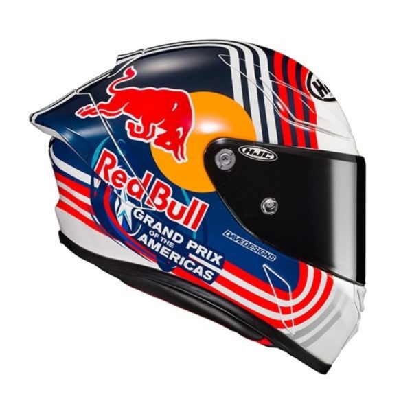 CASCO HJC RPHA 1 RED BULL AUSTIN GP MC21